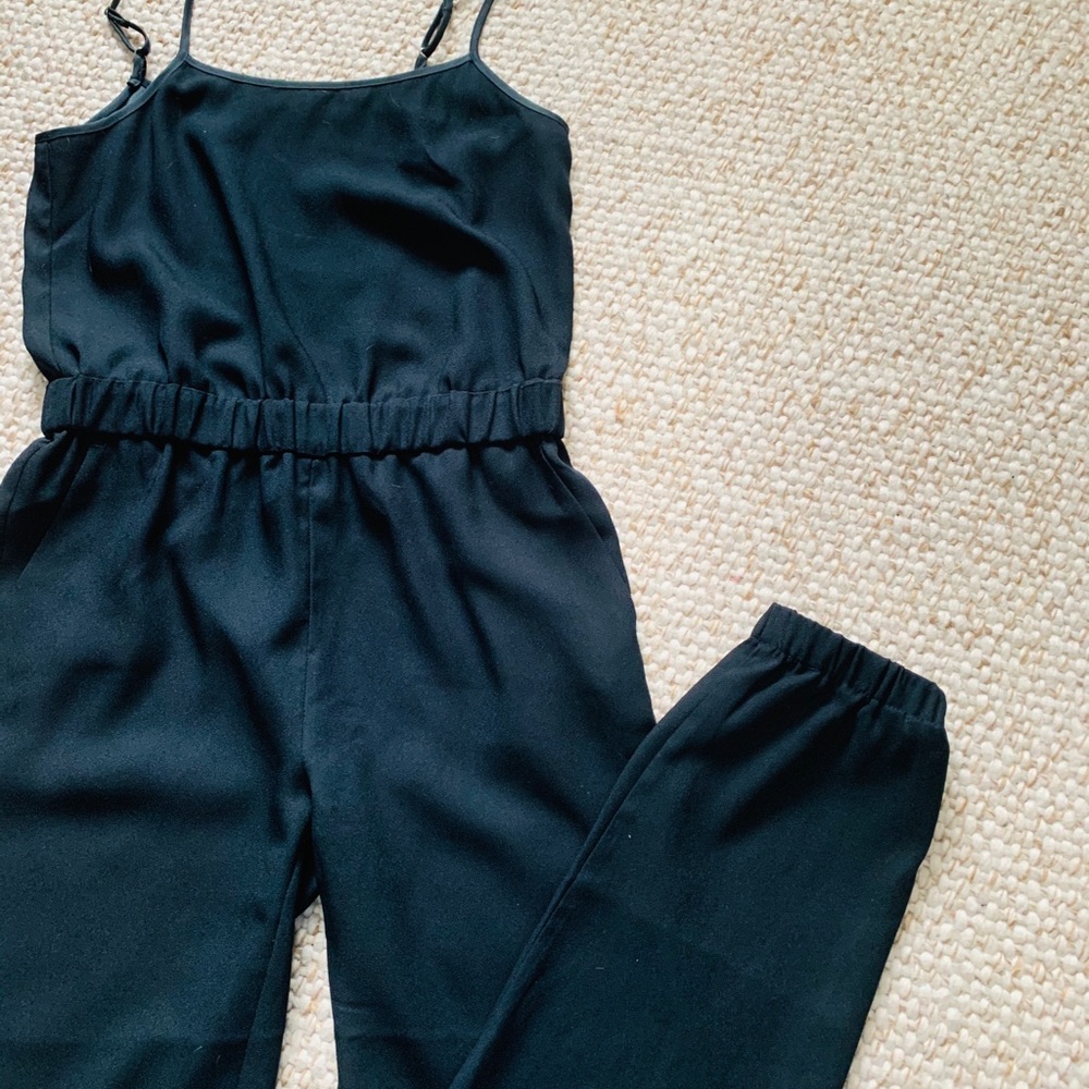 Size 4 black Banana Republic jumpsuit